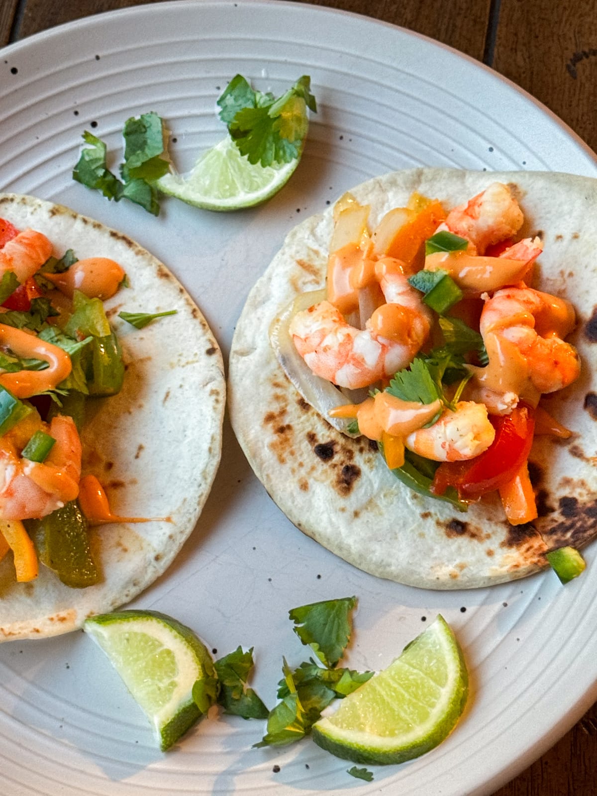 Shrimp Fajita Tacos