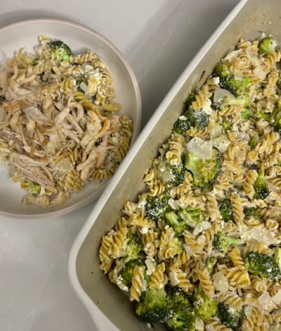 Broccoli Baked Feta Pasta