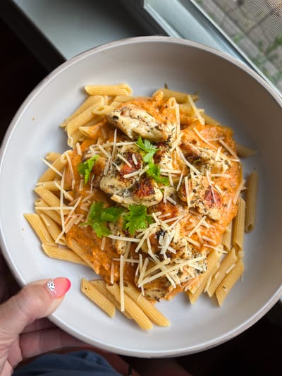 Roasted Tomato Chicken Pasta