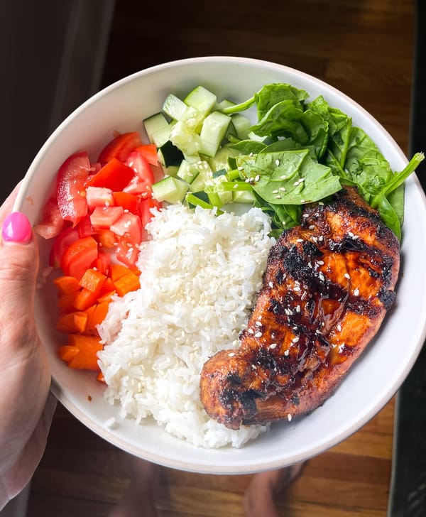 Korean Grilled Chicken Bowls