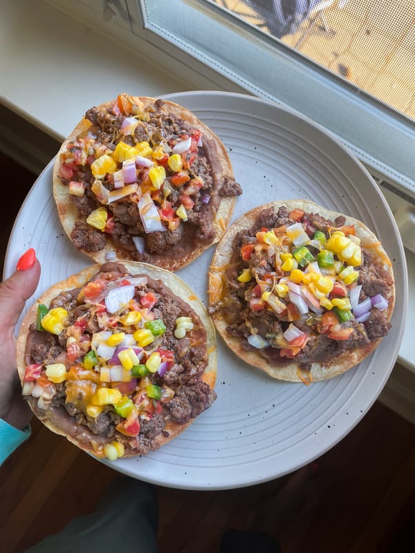 Ground Beef Tostadas