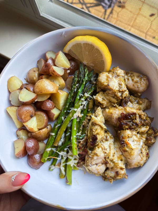 Sheet Pan Pesto Chicken